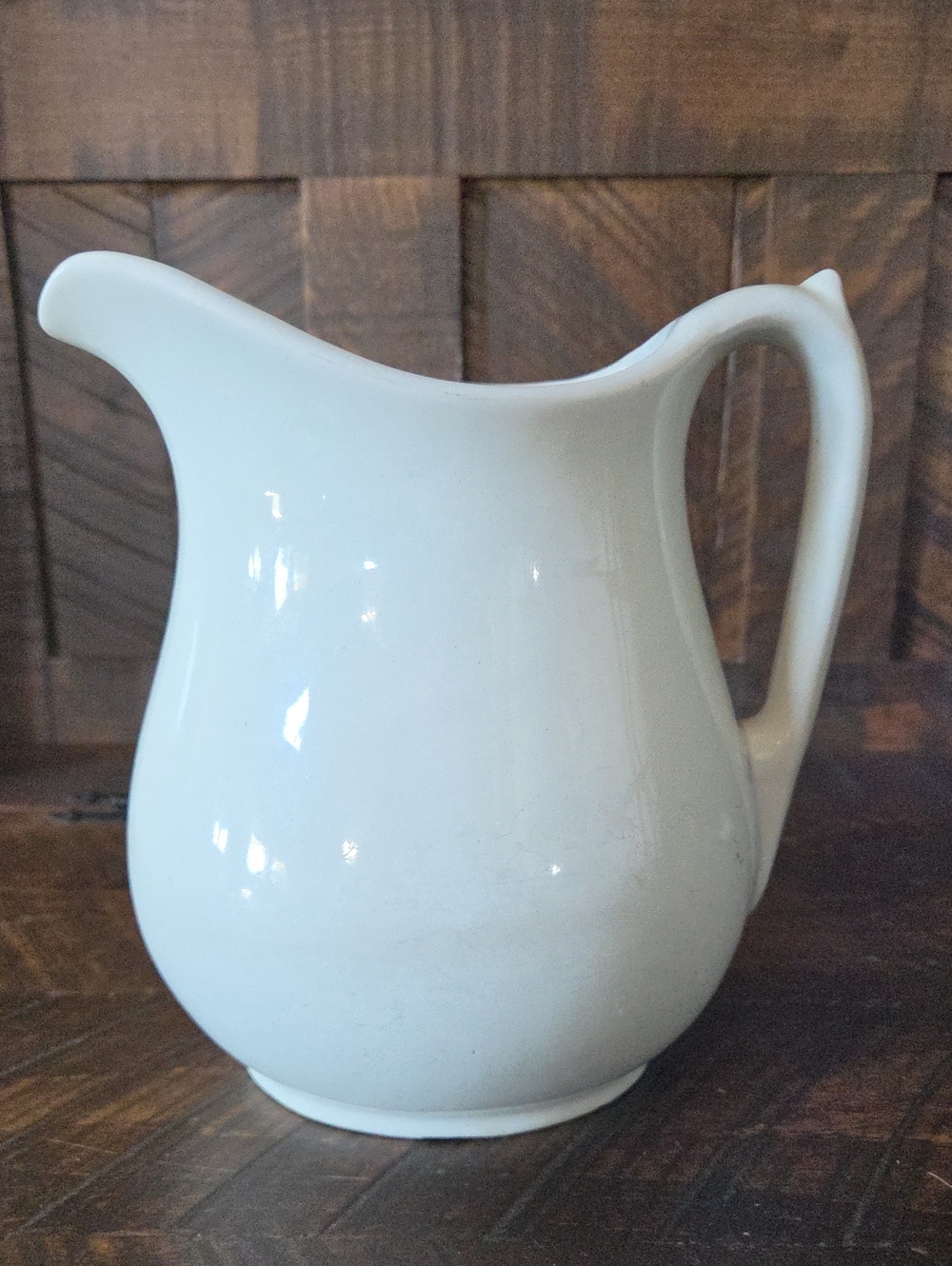 Antique Burgess And Goddard Royal Patient Ironstone Pitcher